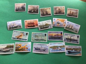 Guernsey Ships mint never hinged stamps 1981 A10680