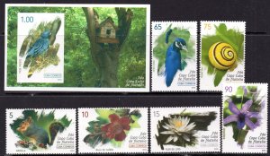 Cuba 2012 - Flora - Fauna - Birds - MNH Set + Souvenir Sheet