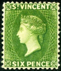 HERRICKSTAMP ST. VINCENT Sc.# 38 Mint Hinged Scott Retail $175.00