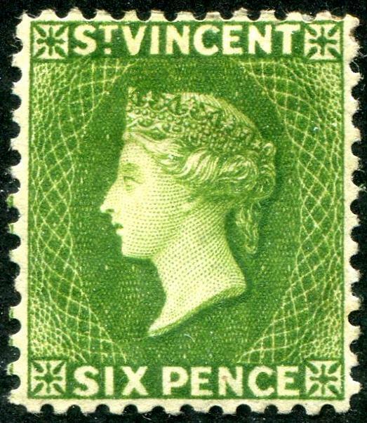 HERRICKSTAMP ST. VINCENT Sc.# 38 Mint Hinged Scott Retail $175.00