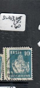 ESTONIA  SC 113, 115      VFU     P0415H