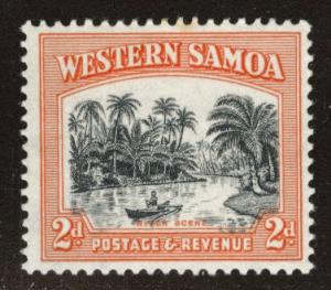 Western Samoa Scott 168a MH* perf 13.5x14 variety 1935