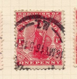 New Zealand 1909 Early Issue Fine Used 1d. 067868