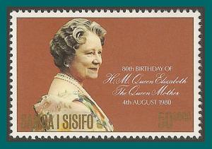 Samoa 1980 Queen Mother, MNH 532,SG571