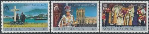 South Georgia   SC# 48 - 50  MNH   QE II Silver Jubilee    see details/scans 