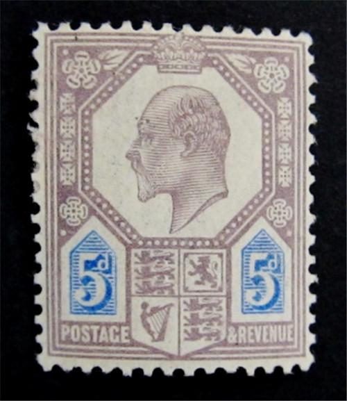 Great Britain Scott 134 KEVII  CV$68 MH* Magnificent 