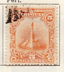 Uruguay 1899 Early Issue Fine Used 5c. 125748
