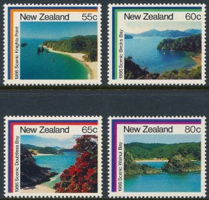 New Zealand 1986 Coastal Scenery Set of 4 SG1395-1398 MNH