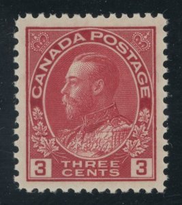 Canada 109 - 3 cent Admiral Die I - XF Mint never hinged