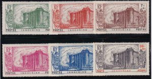 Indo China 1938 SC B15-B19, CB1 Mint Set