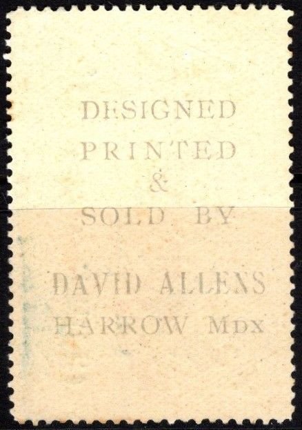 1917 WW I Great Britain Poster Stamp Glory To The Allies Set/2 With Error Stamp