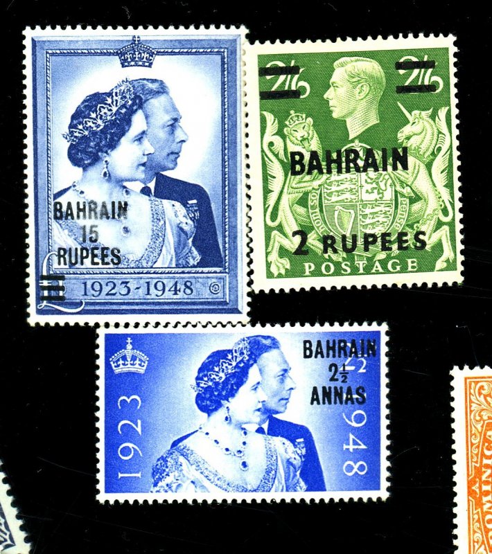 BAHRAIN #60 62-3 MINT FVF OG LH Cat $43