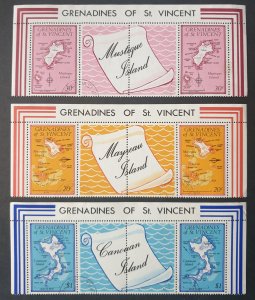 Grenadines Of St Vincent Selection MM Condition Maps 1974