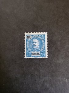 Stamps Funchal Scott #27 hinged