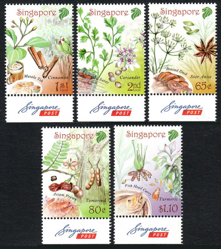 Singapore 1499-1503, MNH. Spices and Dishes, 2011