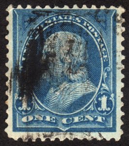 1895, US 1c, Franklin, Used, Sc 264