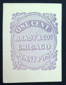 Scott#23L Local - L74 Design  - Forgery B - Brady & Co.'s Penny Post