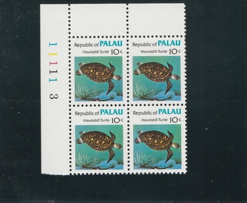 Palau  Scott#  12  MNH Block of 4  (1983 Hawksbill Turtle)