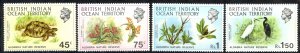 British Indian Ocean Territory Sc# 39-42 MNH 1971 Aldabra Nature Reserve