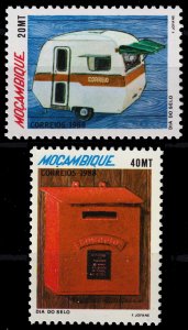 MOZAMBIQUE - 1988 - Mi.1145/46 Stamp Day - Mint OGNH**