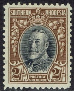 SOUTHERN RHODESIA 1931 KGV FIELD MARSHALL 2/- PERF 12