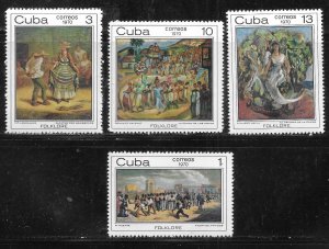 Cuba 1564-1567 Afro-Cuban Folk Paintings set MNH