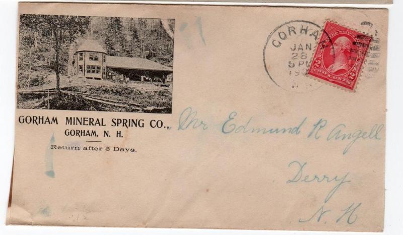 Gorham NH Jan 28 1901 Gorham Mineral Springs cc