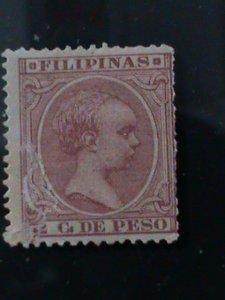 ​CUBA 1890 SC#138 KING ALFONSO XIII-MLH -VF-134 YEARS OLD-RARE
