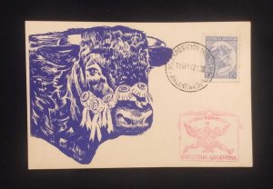 C) 1942. ARGENTINA. FDC. STAMP ON LIVESTOCK. XF