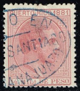 Puerto Rico #42 King Alfonso XII; Used (0.50)