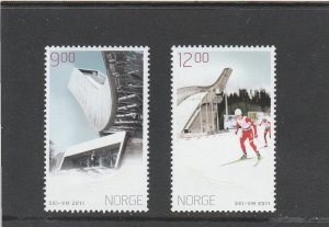 Norway  Scott#  1638-1639   MNH  (2011 World Nordic Skiing Championships)