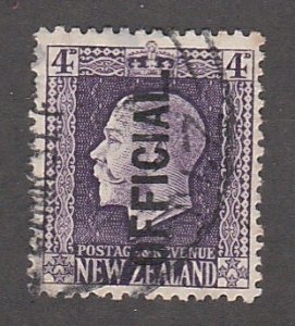 New Zealand  # O52, Official Overprint, used, 1/3 Cat.