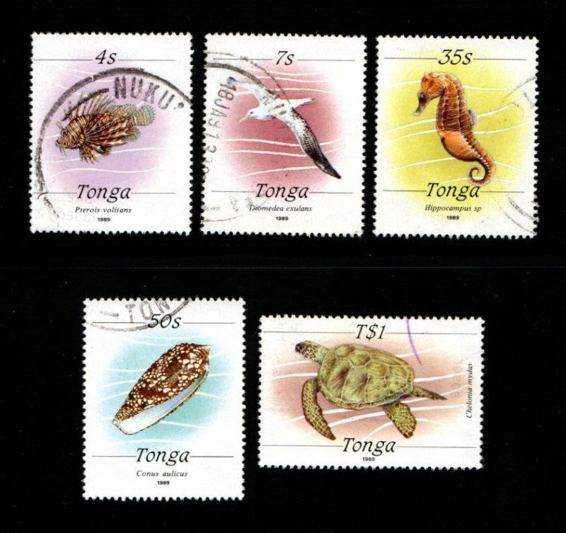 Tonga #701-705 used