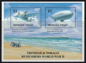 Trinidad & Tobago #592* NH  CV $9.25  World War 2 Souvenir  sheet