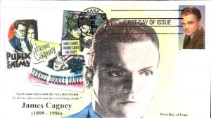 #3329 James Cagney Anagram FDC