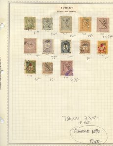 Turkey Newspaper Stamps Lot- See Details-SCV $2321. 00 for genuine (for P10-P29)
