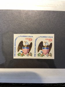 Scott # 1596a  imperf   pair MNH XF