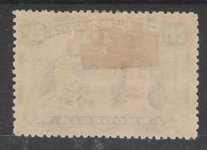 RHODESIA 1910 KGV DOUBLE HEAD 21/2D PERF 13.5 