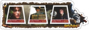 Stamps.Art. Cinema. Harry Potter 2020 year 1+1 sheets perforated Cabo Verde