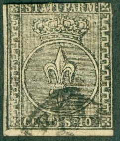 ITALIAN STATE -PARMA 2 USED (RL) 4852 CV $135.00 BIN $40.00