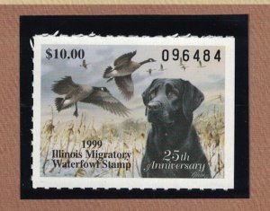 IL25 - Illinois State Duck Stamp. Single. MNH. OG.