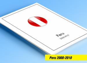 COLOR PRINTED PERU 2000-2010 STAMP ALBUM PAGES (92 illustrated pages)