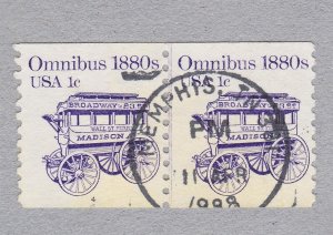 Used PNC2 1c Omni 4 US #1897 SON 11 April 1988 F-VF