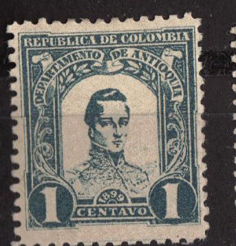 Colombia - Antioquia  Scott # 118 - MH