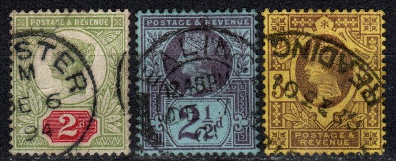 Great Britain #113-5  F-VF Used CV $20.50 (X1186)