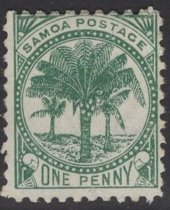 SAMOA SG88 1899 ½d DULL BLUE-GREEN MTD MINT