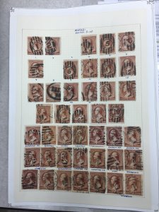US stamp,   LOT, Interesting cancel, used, Genuine,  List 2813