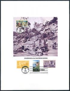 #3438 California Statehood COMBO  - GORGEOUS 8 1/2 * 11 ...