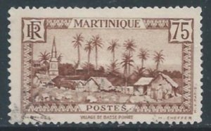 Martinique #153 Used 75c Village of Basse-Pointe