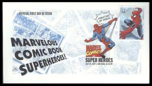#4159a Spiderman Artcraft FDC